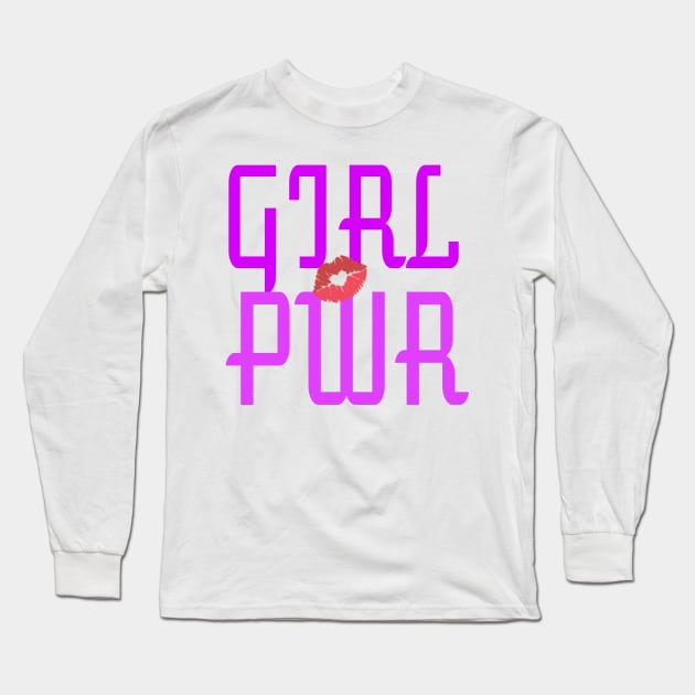 Girl Power Long Sleeve T-Shirt by DeraTobi